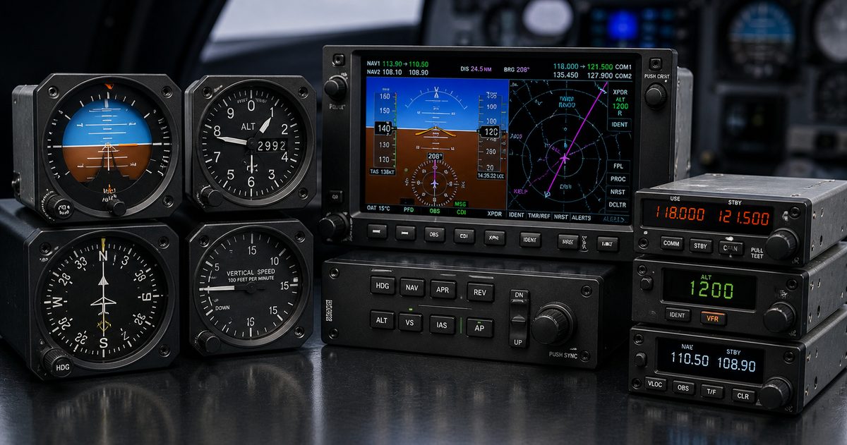 Aircraft Avionics Instruments & Displays