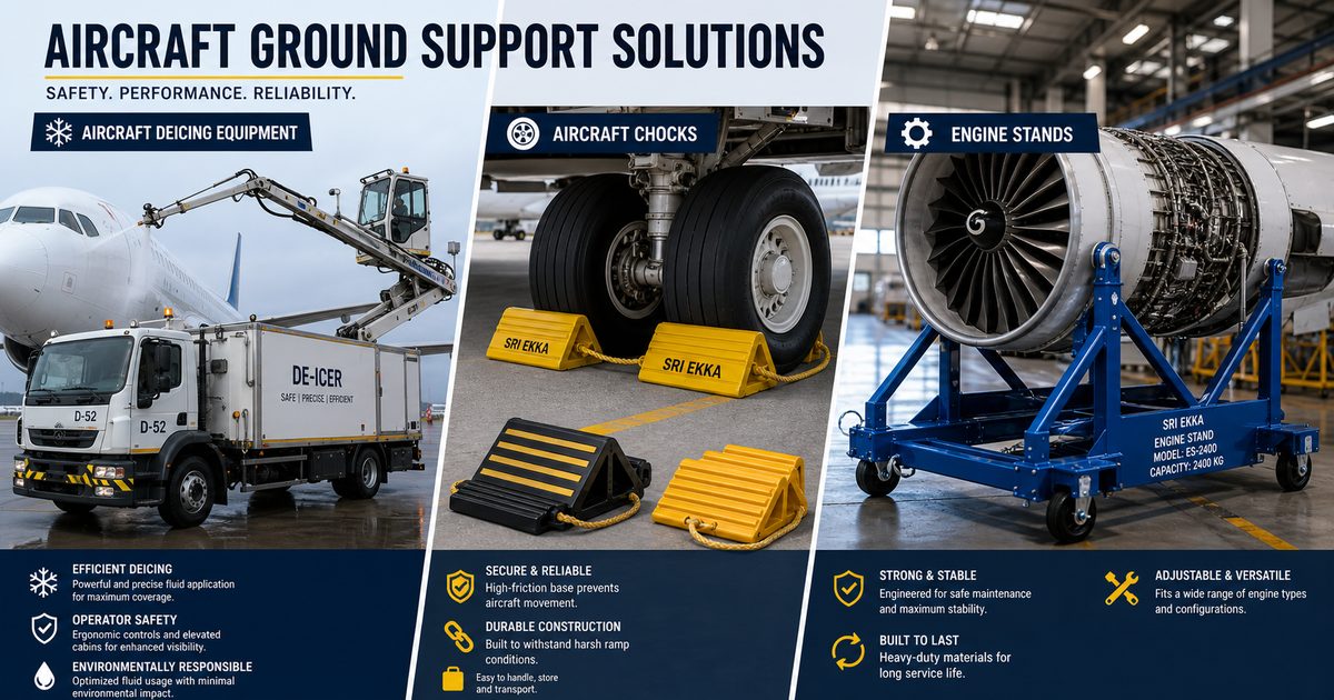 Deicing Gear, Engine Stands & Chocks
