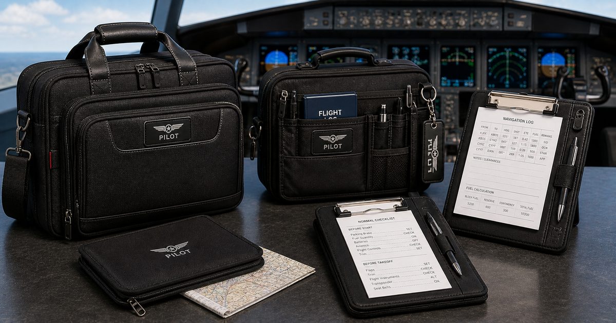 Pilot Flight Bags, Kneeboards & Clipboards