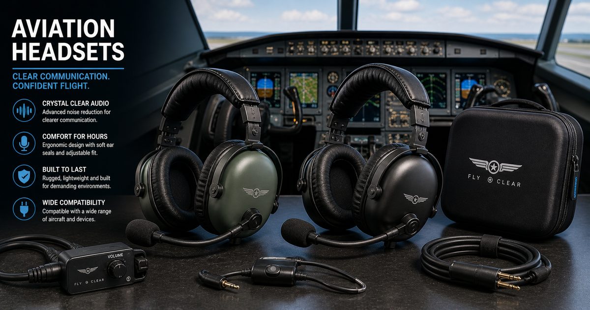 Premium Pilot Headsets & Accessories